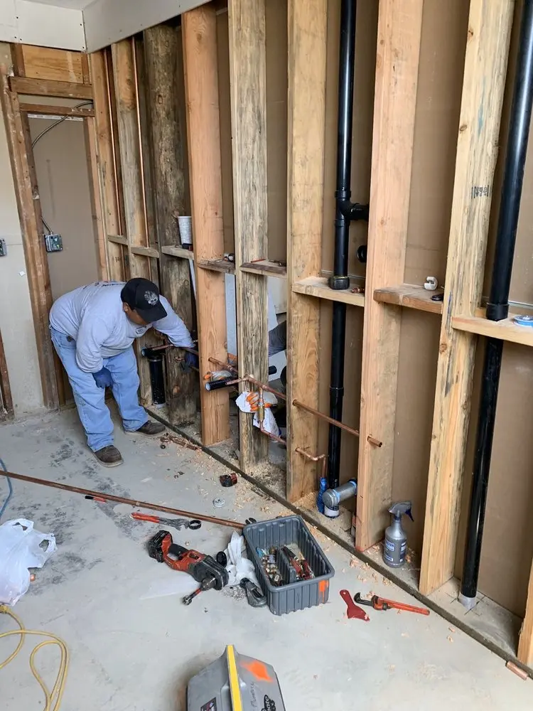 Commercial rough-in plumbing for Water Heater Replacement in Kenly